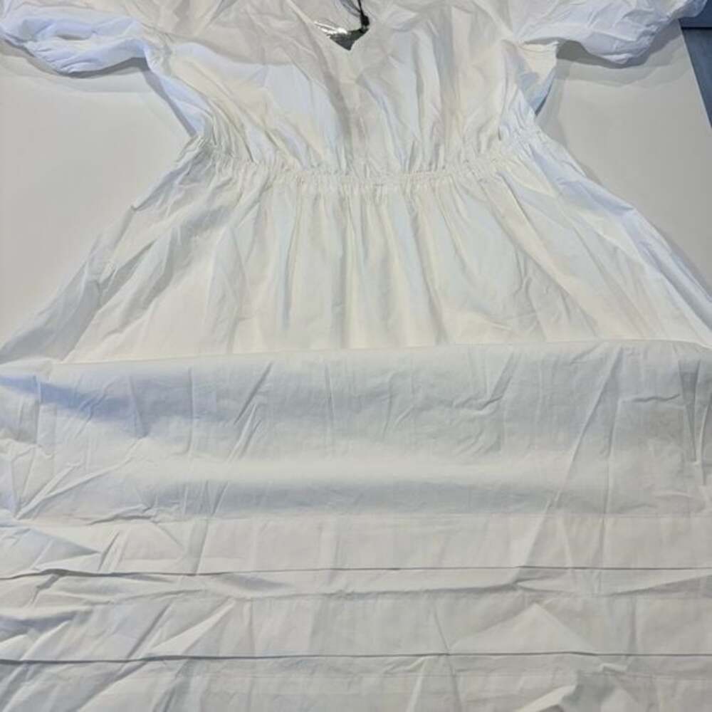 MARELLA Elegant White Belted Mini Dress - Picture 2 of 9